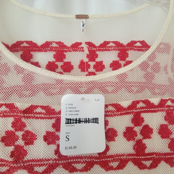 Free People Embroidered Dress NWT - Picture 4 of 5